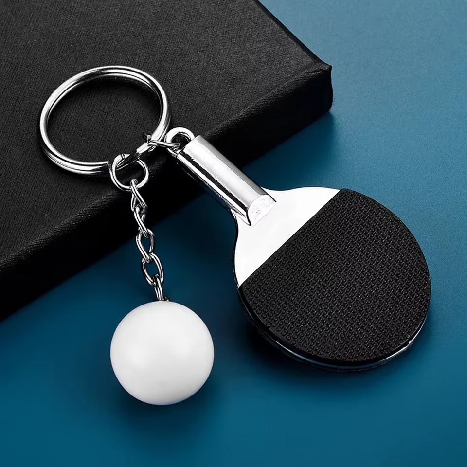 Table Tennis Keychain - Yaratıcı Sevimli Mini Masa Tenisi Raketi