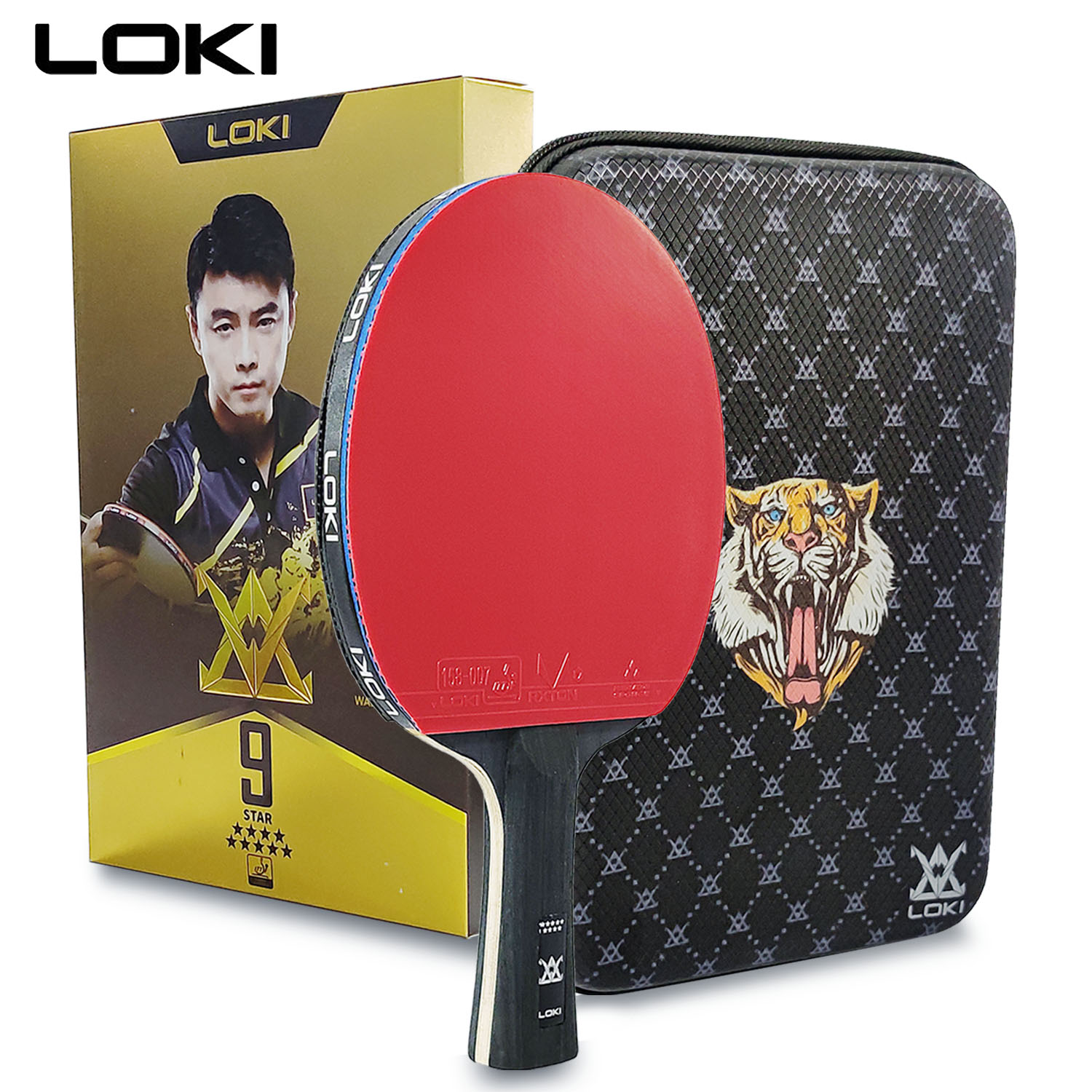 Table Tennis Eleven - LOKI 9 Yıldızlı Masa Tenisi Raketi