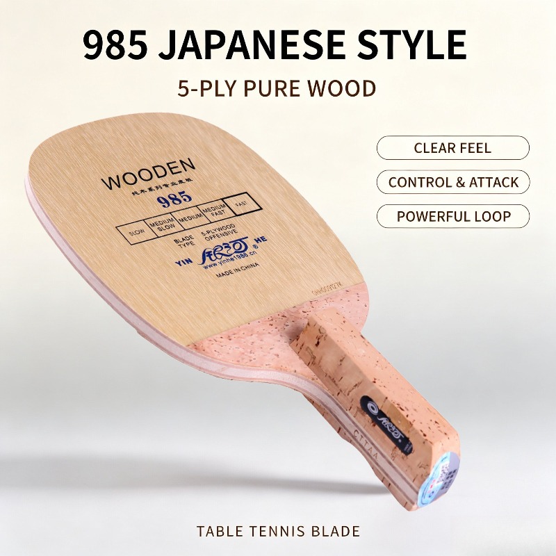 Table Tennis Launcher - YINHE 985 Japon Penhold Masa Tenisi