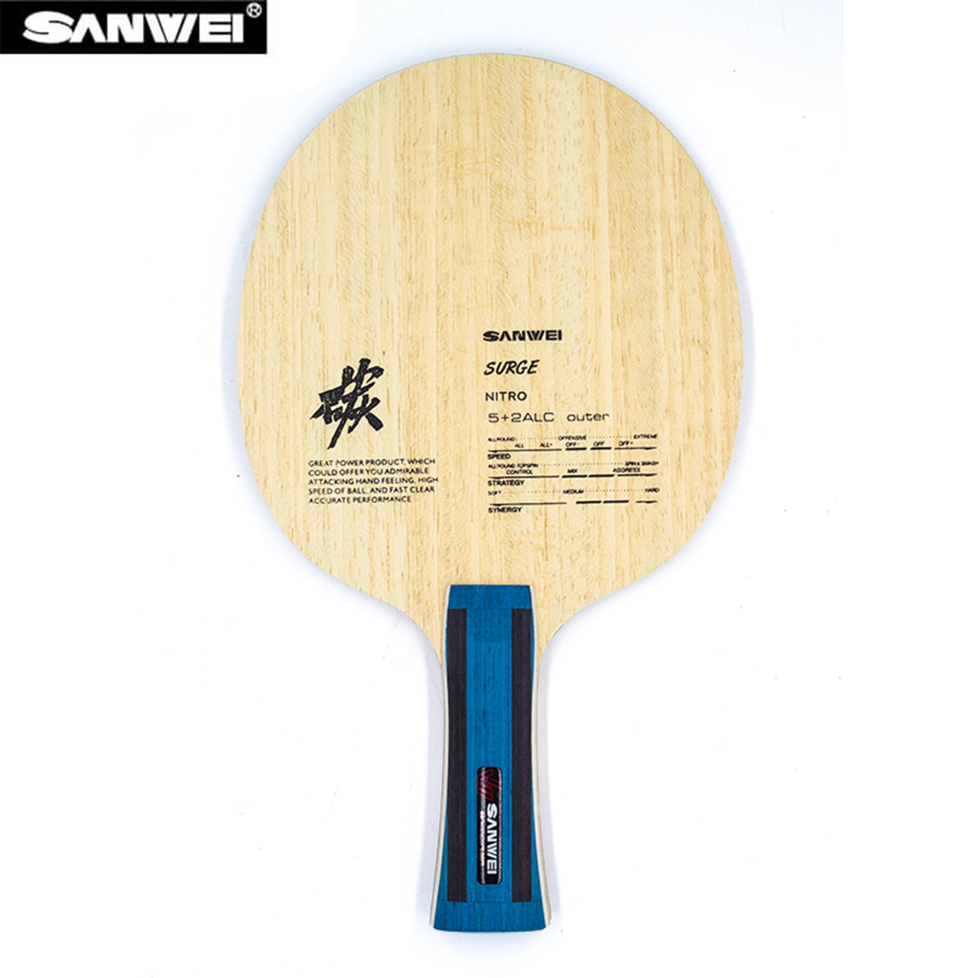 Table Tennis Launcher - SANWEI Nitro ALC Masa Tenisi Raketi