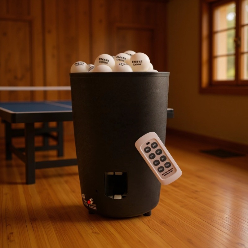 Table Tennis Launcher - Taşınabilir Masa Tenisi Topu Makinesi Otomatik,
