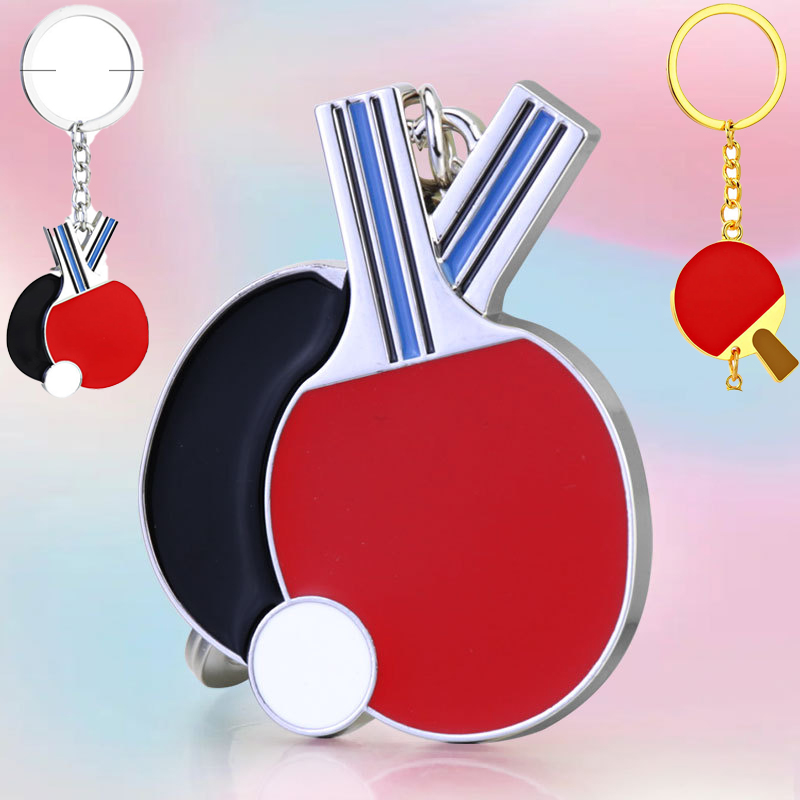 Table Tennis Keychain - Yaratıcı Masa Tenisi Anahtarlık Ulusal Masa