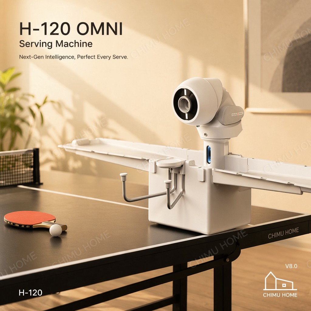 Table Tennis Launcher - 【CHIMU HOME】OMNI Akıllı Masa Tenisi Servis