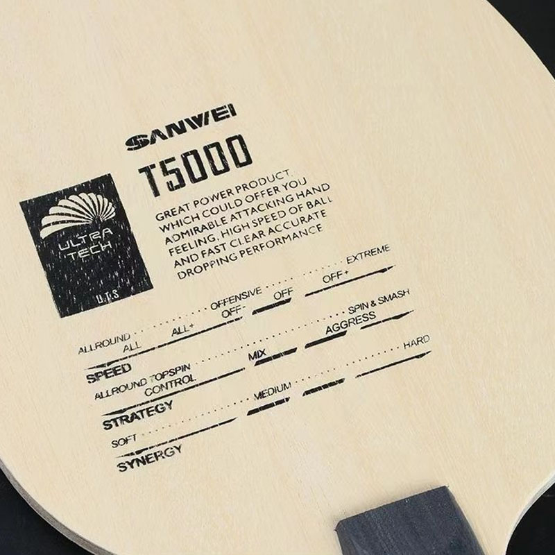 Table Tennis Eleven - Orijinal Sanwei T5000 masa tenisi Blade