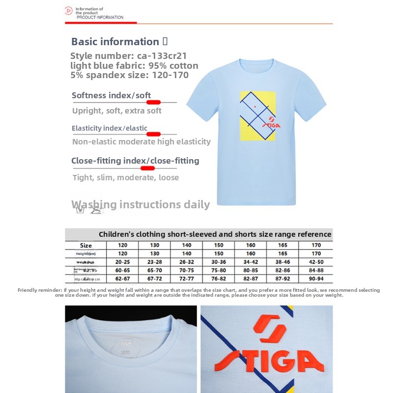STIGA çocuk masa tenisi ünifor - Table Tennis Uniform incelemesi ve fiyatı