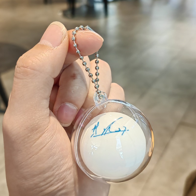 Mini Masa Tenisi Topu İmzalı A - Table Tennis Keychain incelemesi ve fiyatı